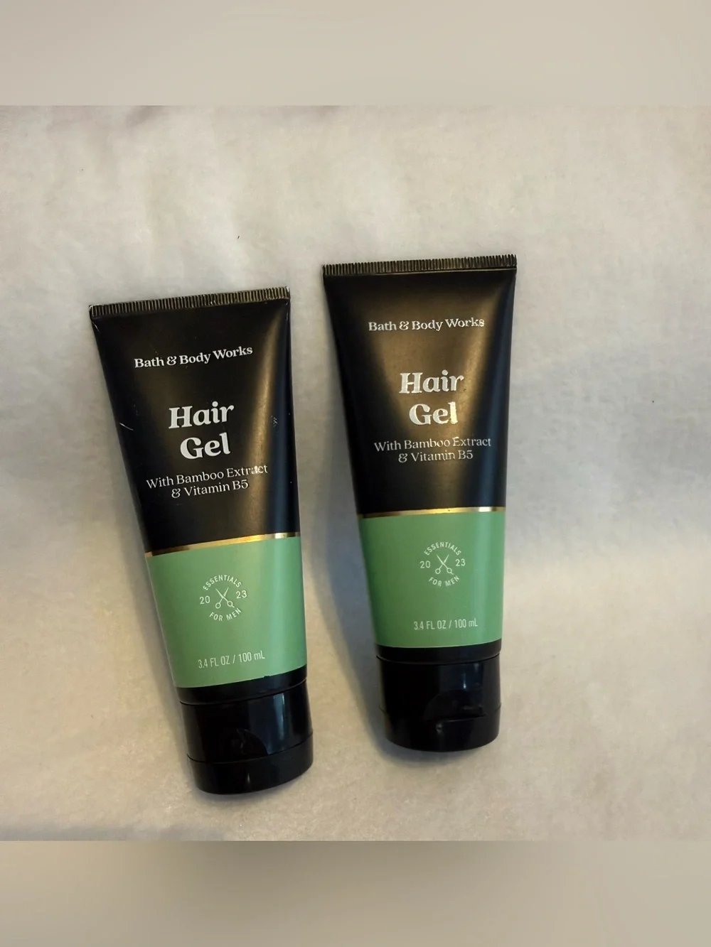 Bath & Body Works Essentials for Men Hair Gel with Bamboo Extract, 2 pack, New